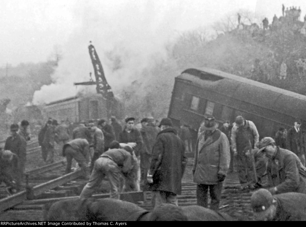 PRR "Red Arrow" Wreck, Recovery, #2 of 14, 1947